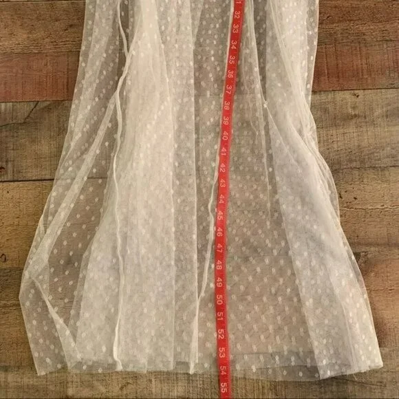 White Fox Totally Bangin' Mesh Maxi Dress